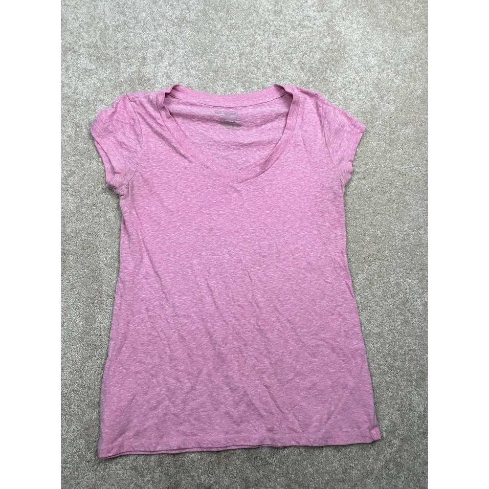 No Boundaries Womens XL Pink Burnout Tee Shirt Short Sleeve Casual Lightweight